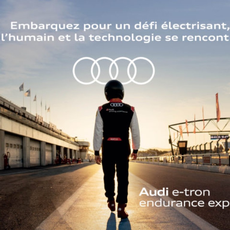 #A3E AUDI E-TRON ENDURANCE EXPERIENCE :  LA PREMIERE COURSE D’ENDURANCE 100% ELECTRIQUE POUR LES CLIENTS AUDI